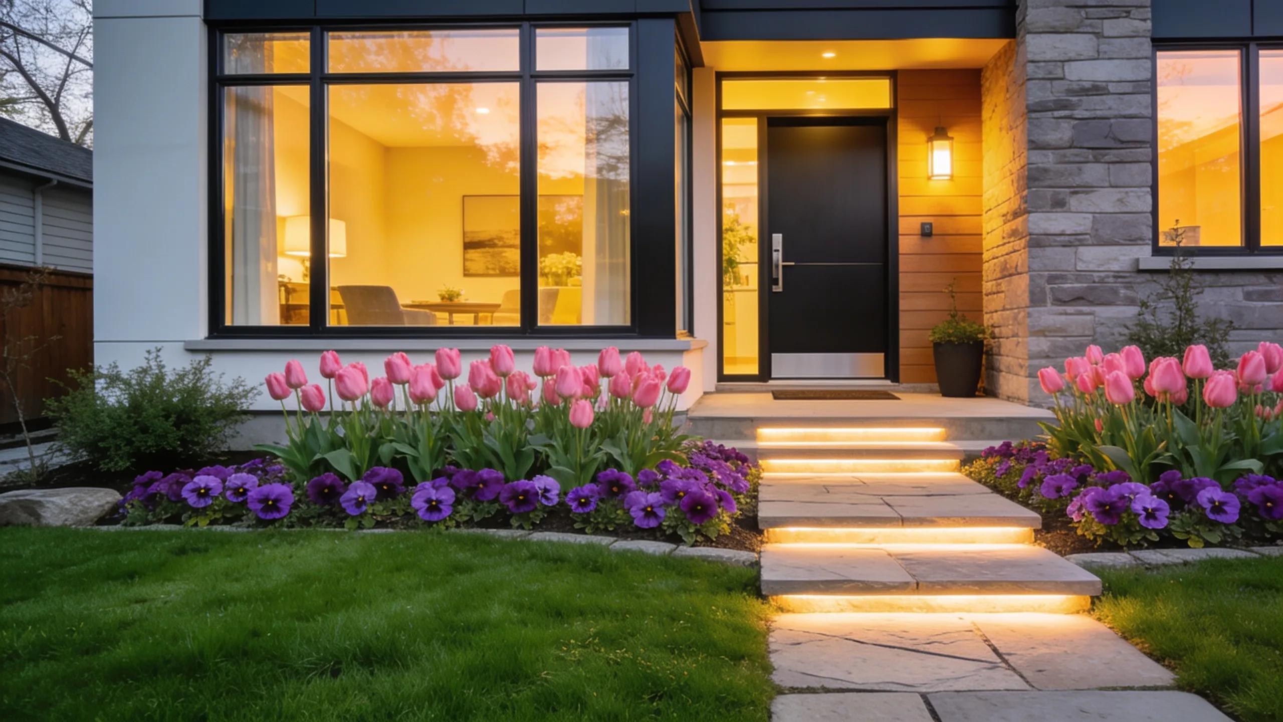 Renovated home exterior in Toronto showcasing modern architecture and landscaping