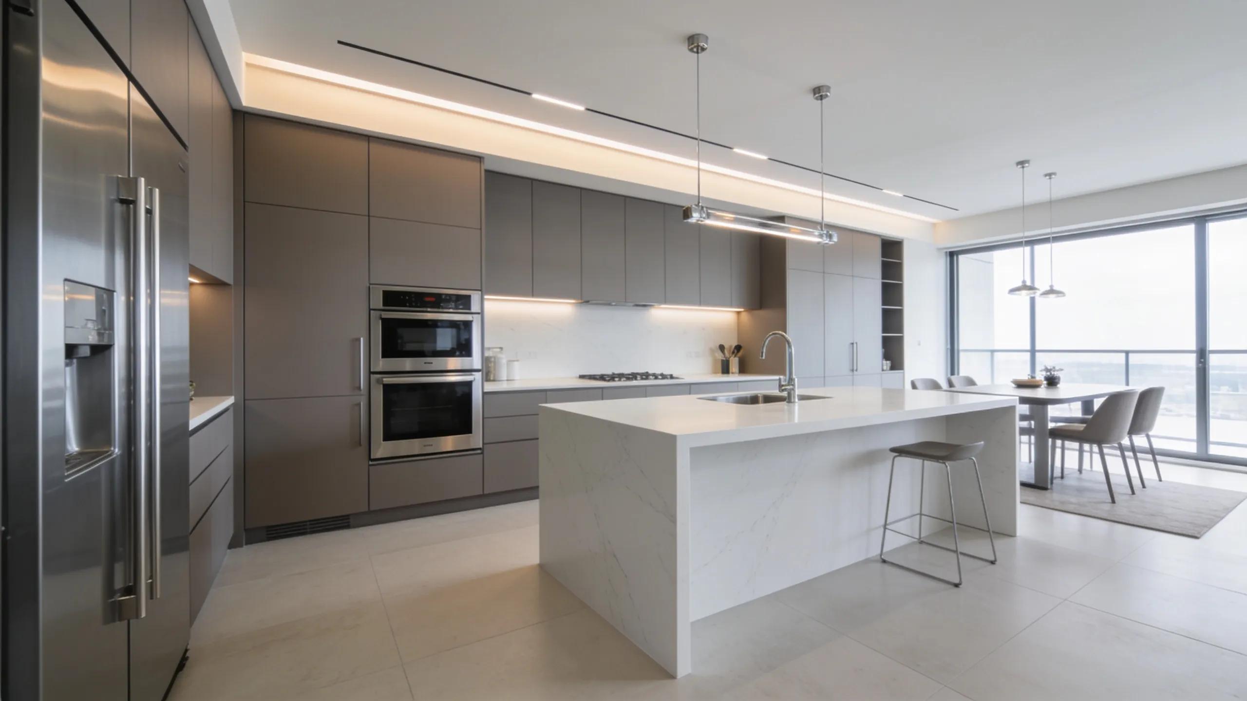 Modern kitchen renovation showcasing sleek design and high-quality materials