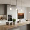 Modern condo kitchen renovation with eco-friendly appliances and stylish decor