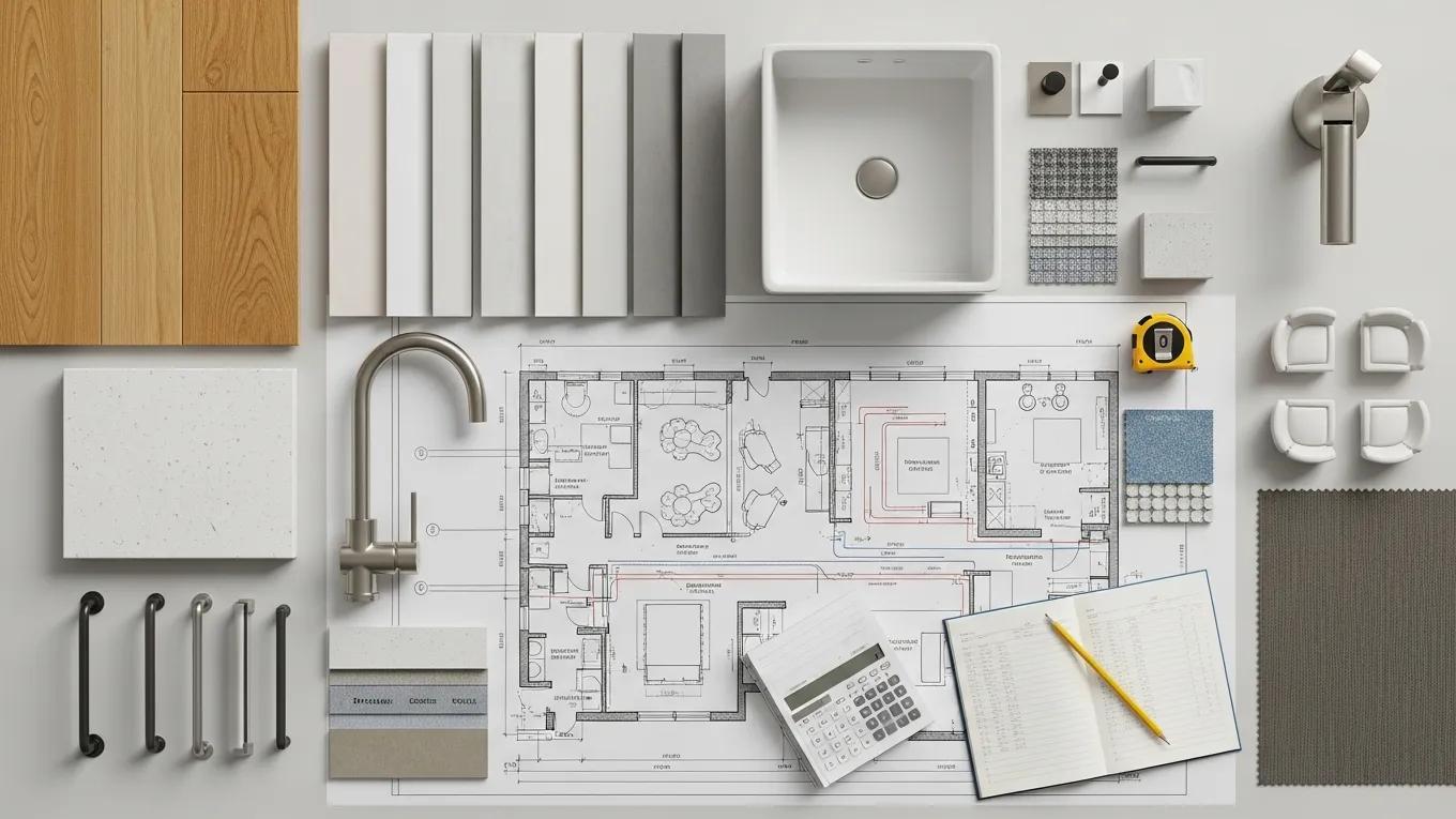 Selection of construction materials and blueprints for dental office planning
